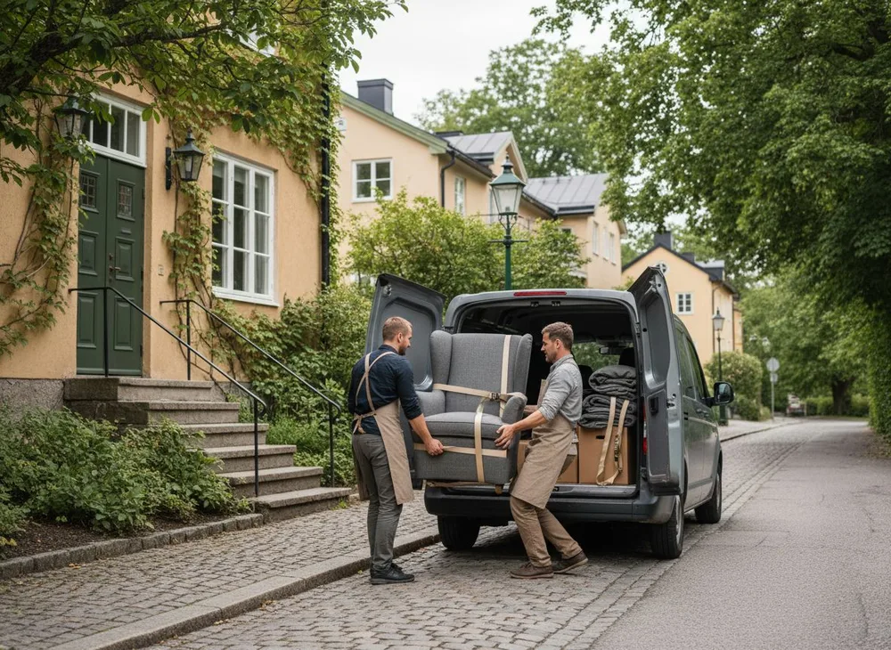Upphämtning och leverans